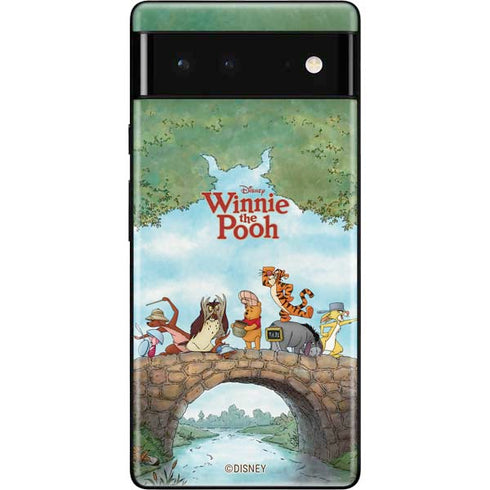Disney Winnie the Pooh All Characters Google Pixel 6 Skin